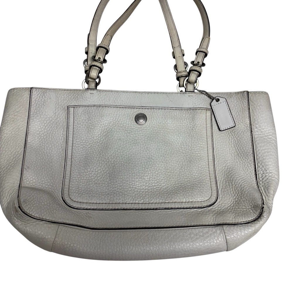 Coach Elegant women’s vintage Leather Satchel Two Handles